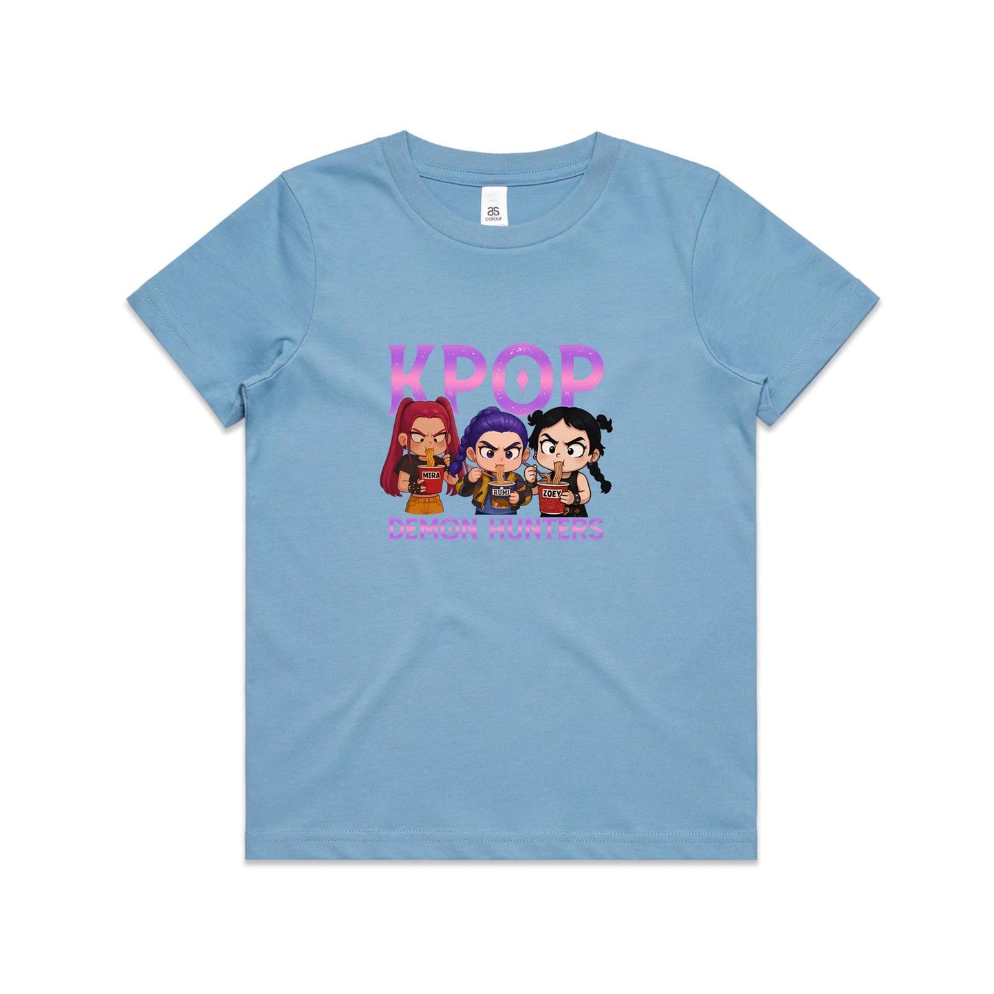 KPOP - HUNTRIX CHARACTURE - Youth Tee - 8 Colours - Online Ordering Only