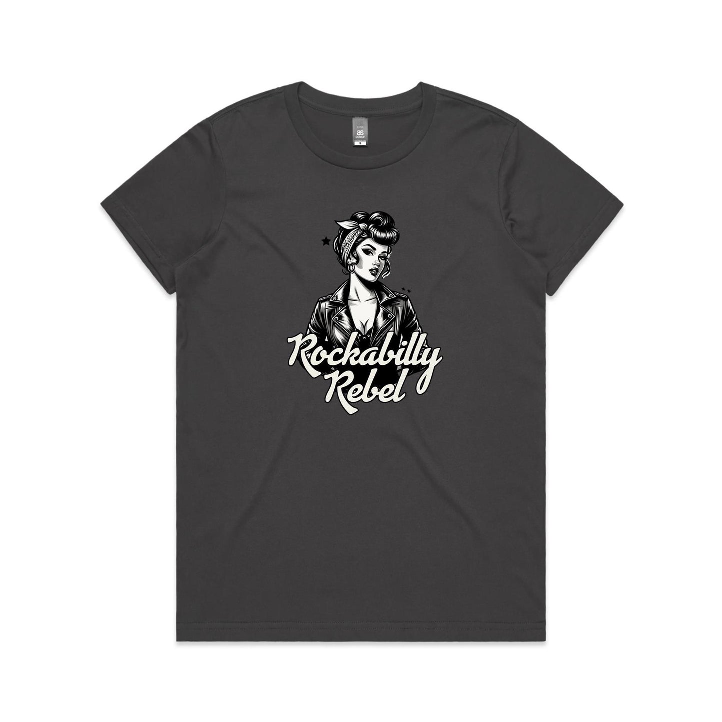 She's a Rebel - Womens Tee - 7 Colours | This is a Print on Demand Item