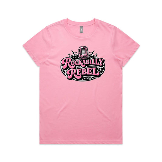 Rockabilly Rebel a - Women's Tee - 3 Colours | This is a Print on Demand Item