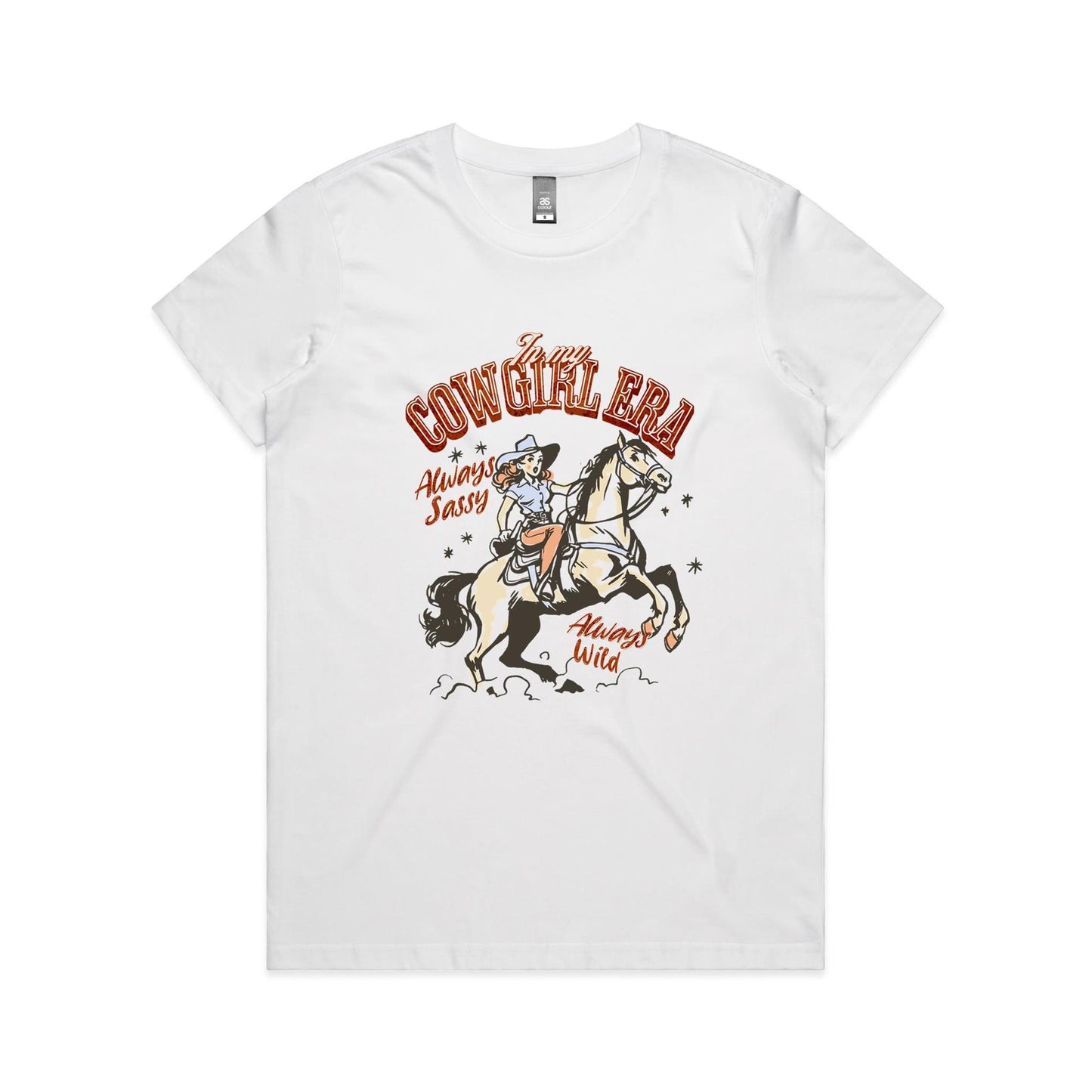 In My Cowgirl Era - Women's Tee - 12 Colors - This is a Print on Demand Item