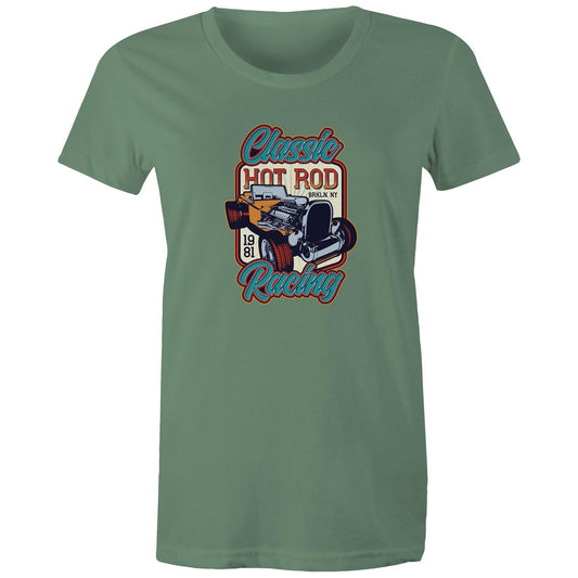 Classic Hot Rod Womens Tee - Online Ordering Only - 9 Colours