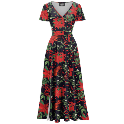 Lyra Maxi Dress - Poinsettia