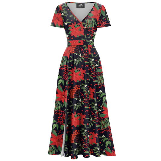 Lyra Maxi Dress - Poinsettia
