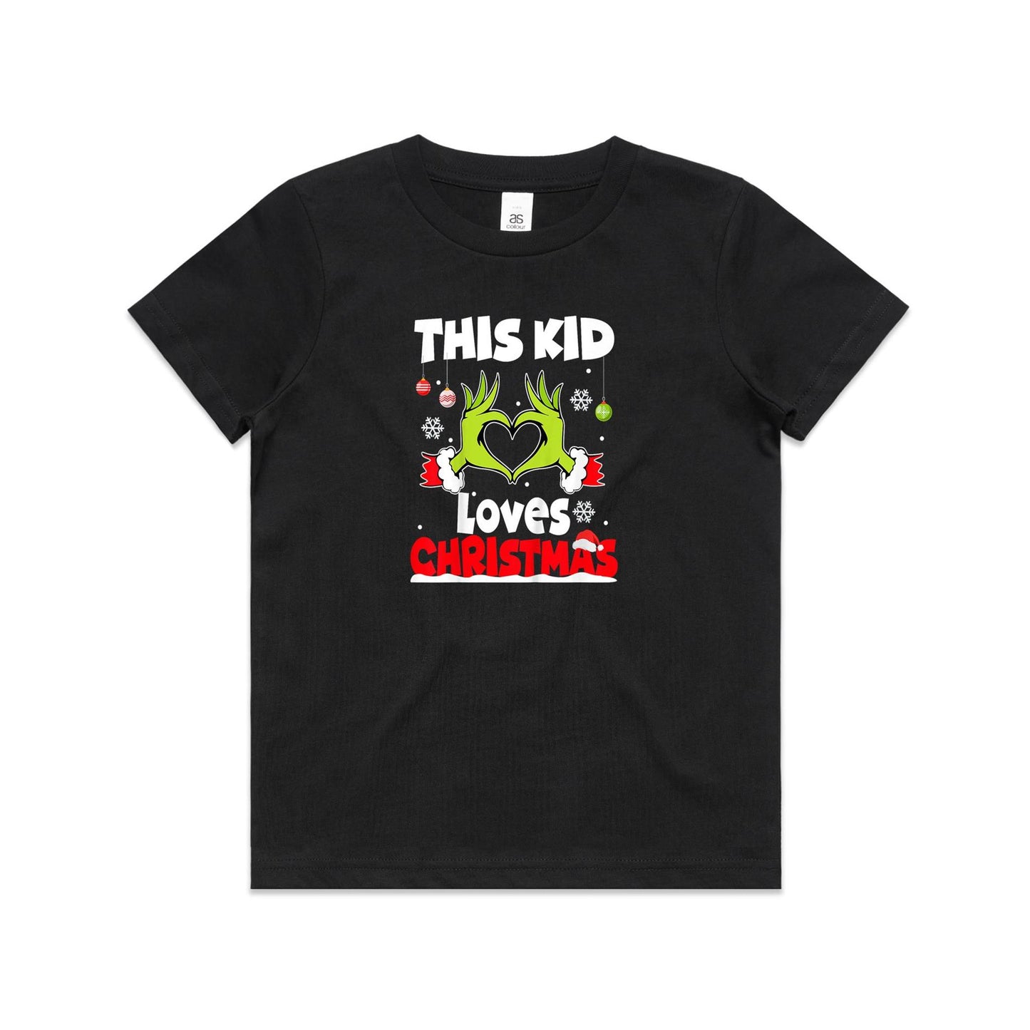 This Kid Loves Christmas - Youth Tee | 7 Colours