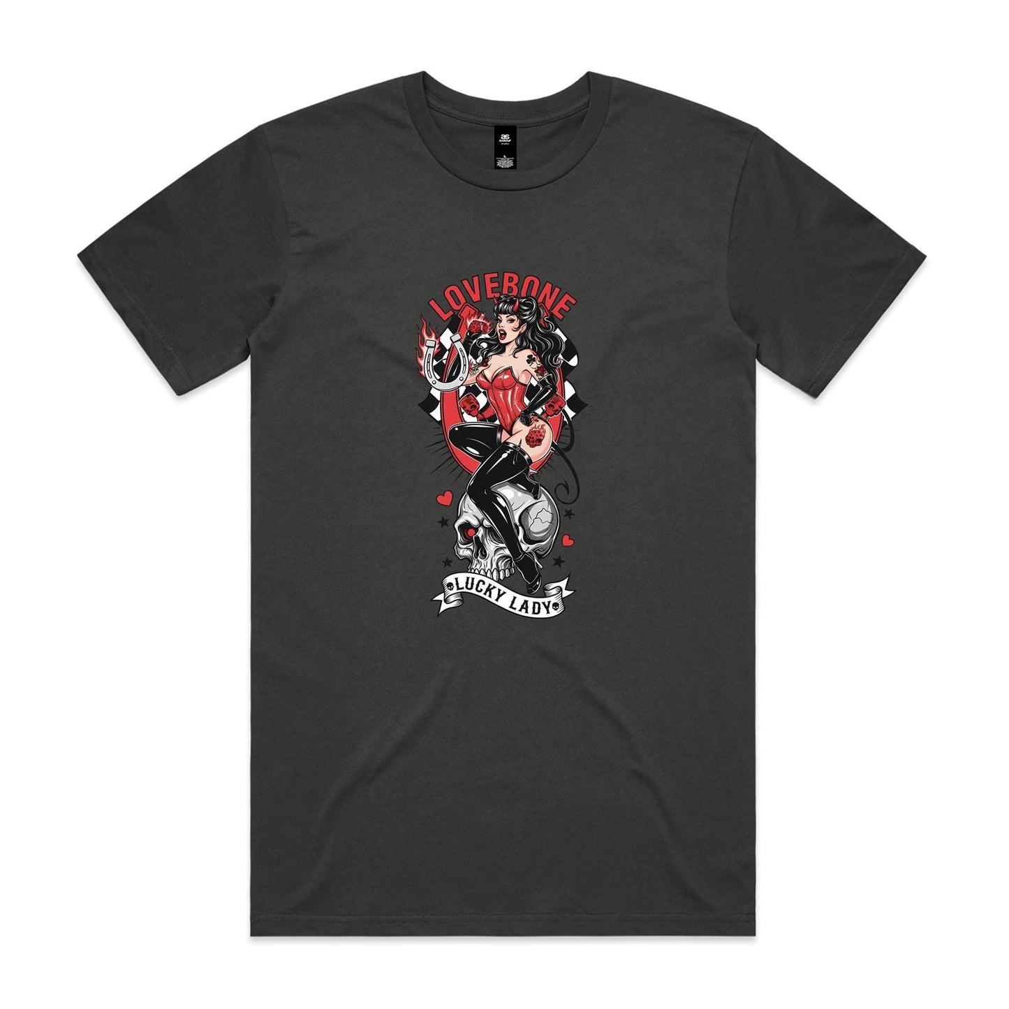 Lovebone - Mens Coal Tee | This is a Print on Demand Item