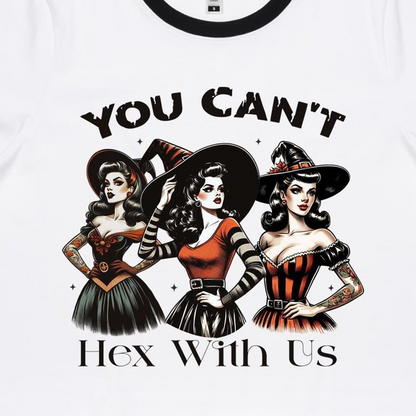 you can't hex with us t-shirt