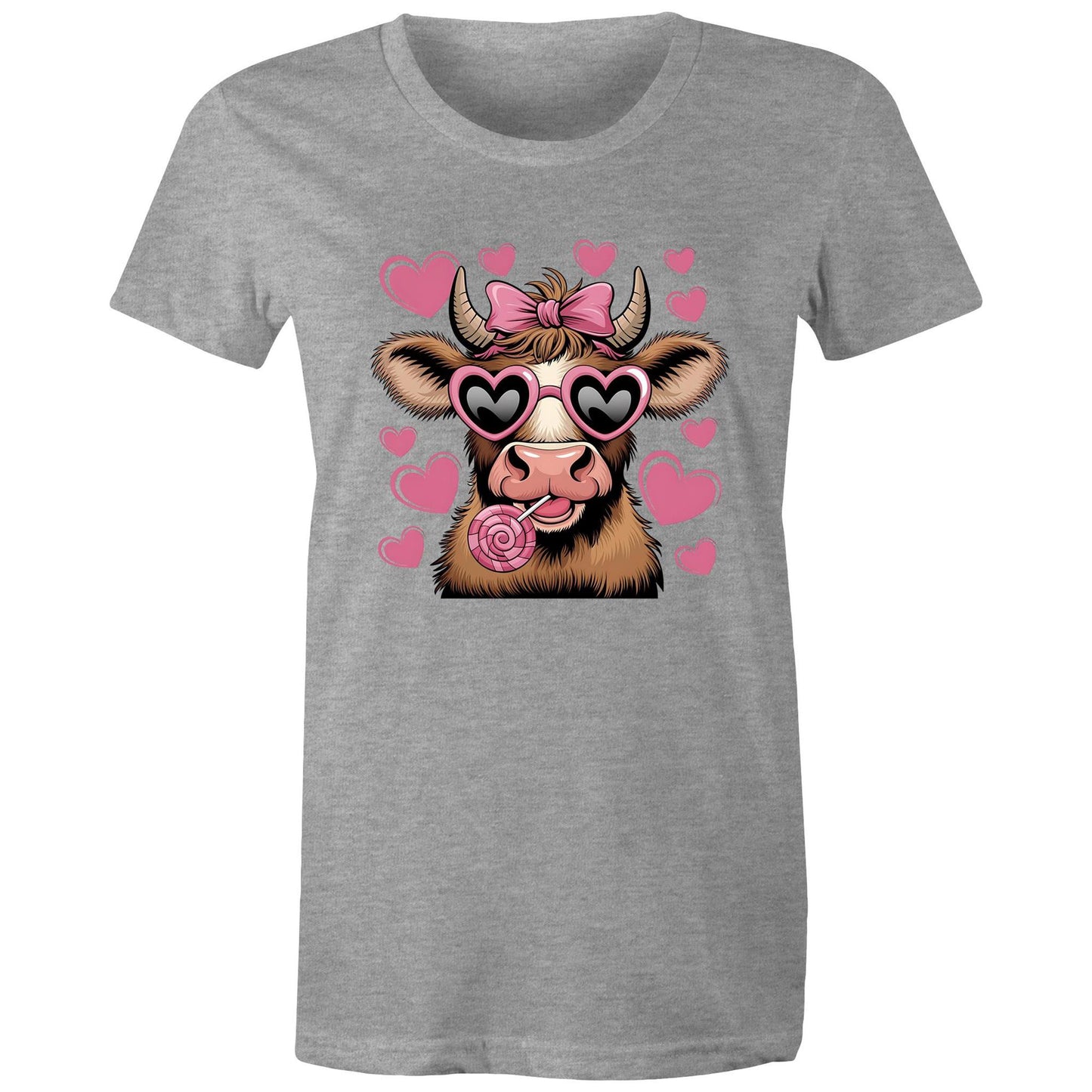 Highland Cow Love - AS Colour - Women's Maple Tee - 6 Colours