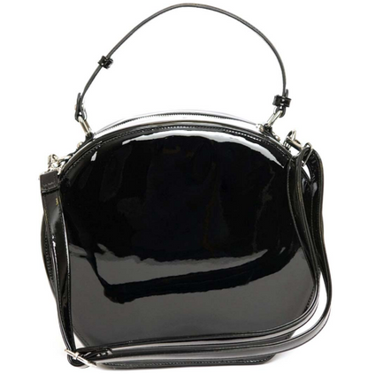 Barbie x Unique Vintage Black Leatherette Circle Bag @BVCM