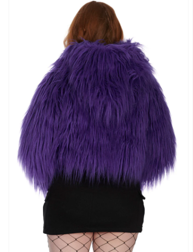 Buffy Fluffy Purple Jacket