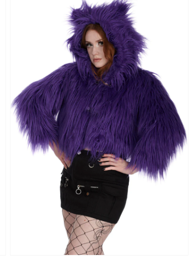 Buffy Fluffy Purple Jacket