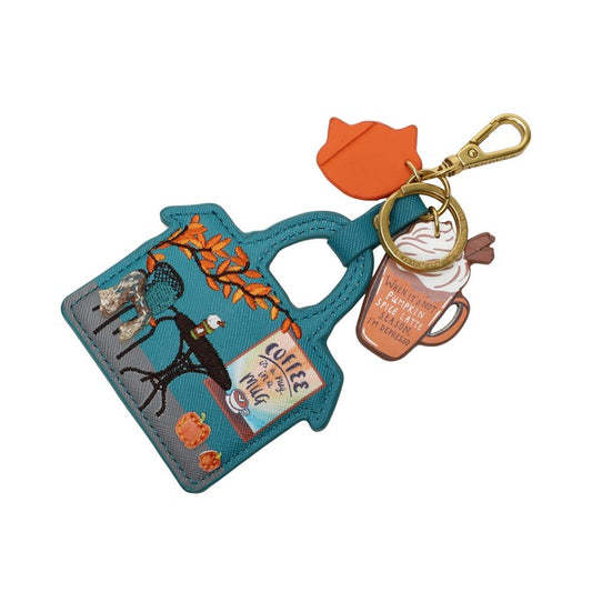 Sugar and Spice Coffee Shop Key Charm