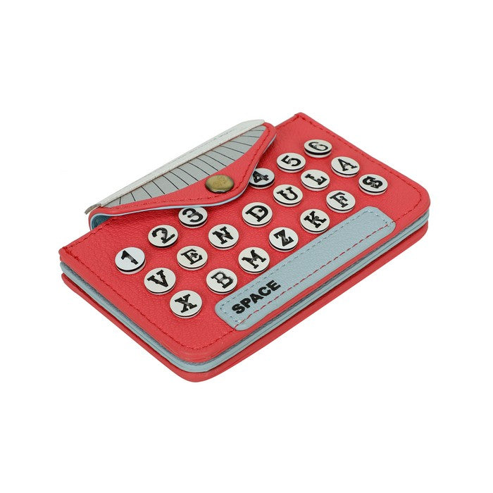 Vendula Vintage Rose Typewriter Accordion Card Wallet