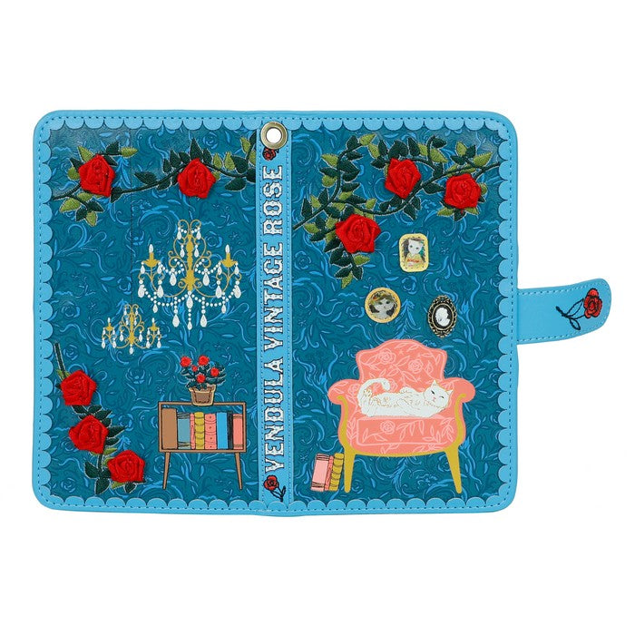 Vendula Vintage Rose Universal Flip Phone Case