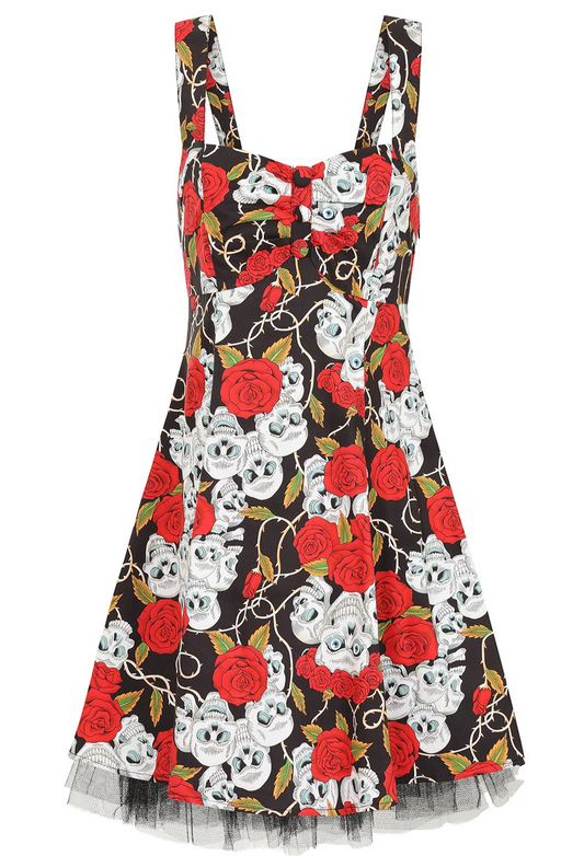Skull Roses Dress @BVCM