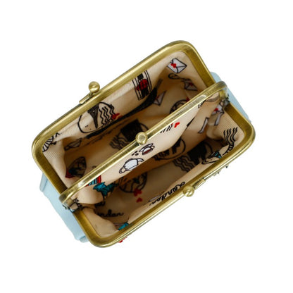 Vendula Vintage Rose Clipper Coin Purse