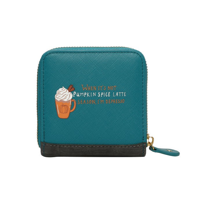 Sugar and Spice Coffee Shop Square Wallet