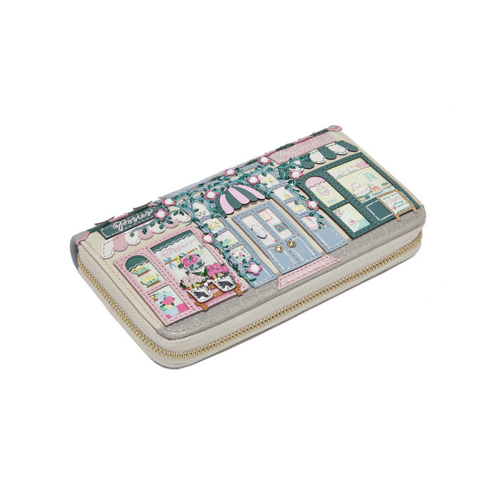 Jewelry case with decorative design on a white background