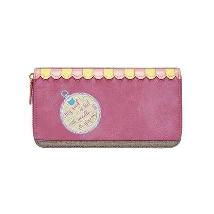 Vendula Sewing Shop - Raspberry Edition Large Ziparound Wallet @BVCM