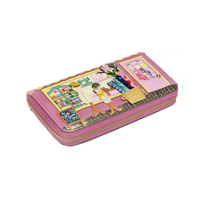 Vendula Sewing Shop - Raspberry Edition Large Ziparound Wallet @BVCM