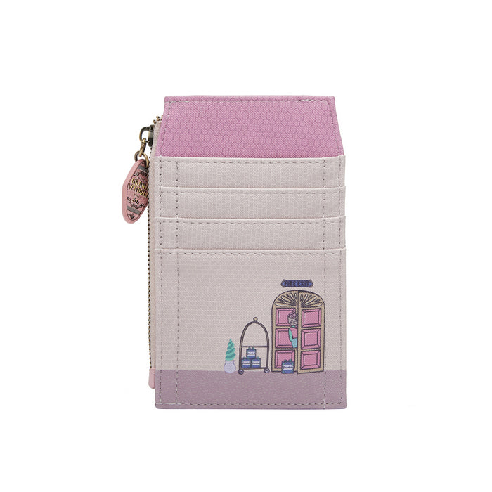 The Grand Vendula Hotel Zipper Card Coin Purse