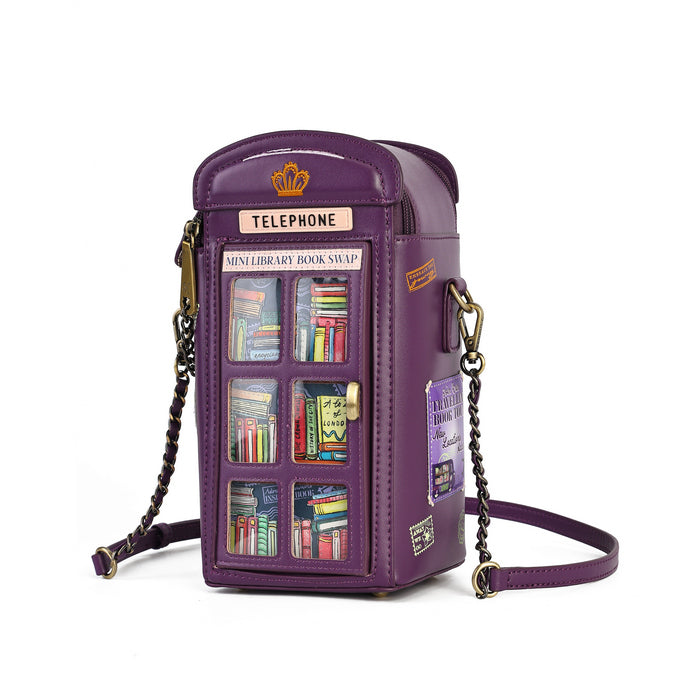 Travelling Library Bookshop - Book Nook Telephone Box Bag