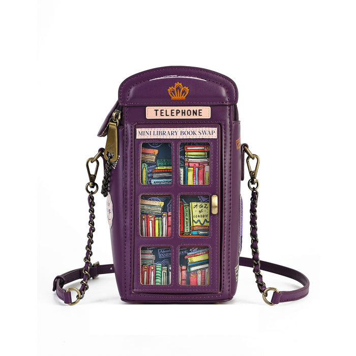 Travelling Library Bookshop - Book Nook Telephone Box Bag
