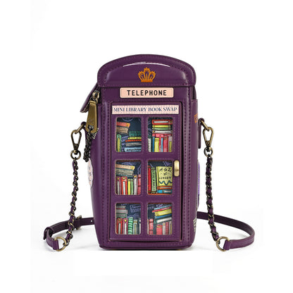 Travelling Library Bookshop - Book Nook Telephone Box Bag