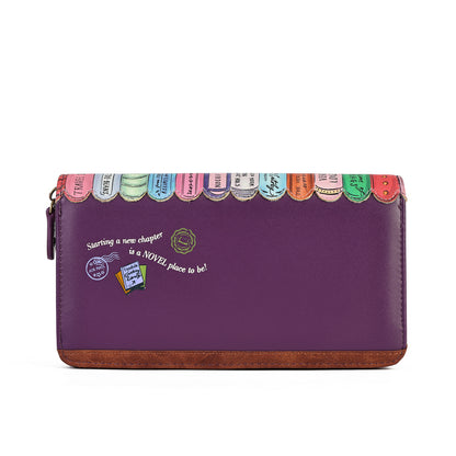 Travelling Library Bookshop - Large Ziparound Wallet