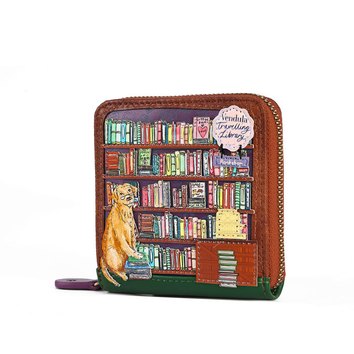 Travelling Library Bookshop - Square Wallet