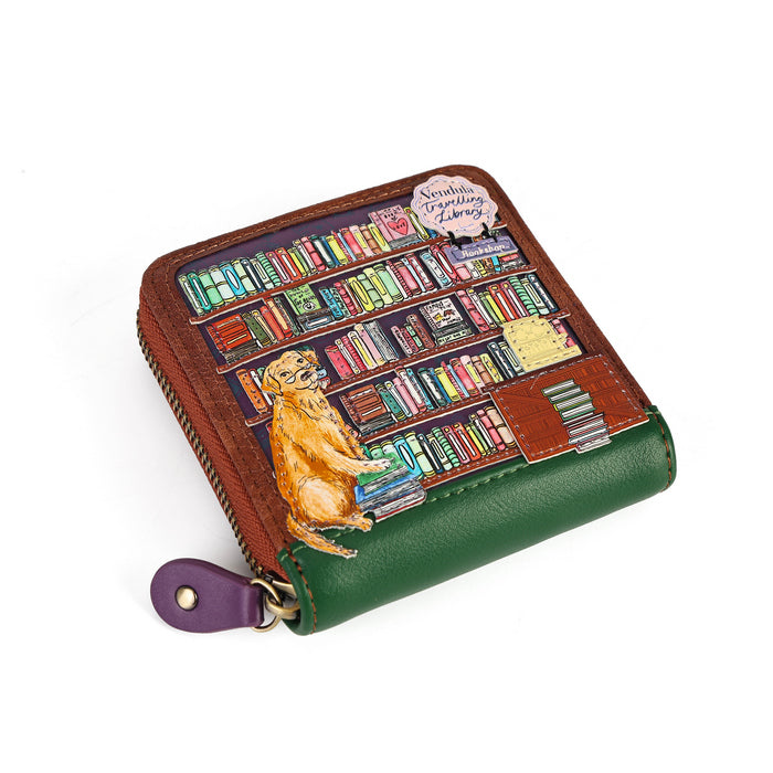 Travelling Library Bookshop - Square Wallet