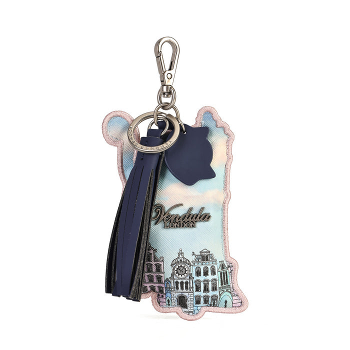 Cats in the City - Grey Cat - Key Charm