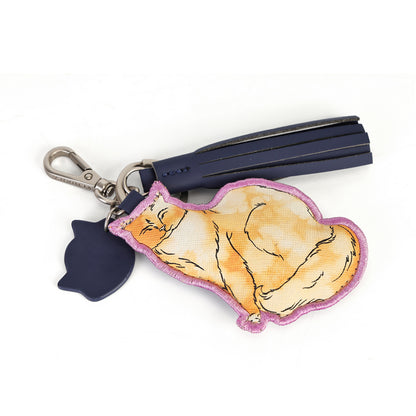 Cats in the City - Orange Cat - Key Charm 