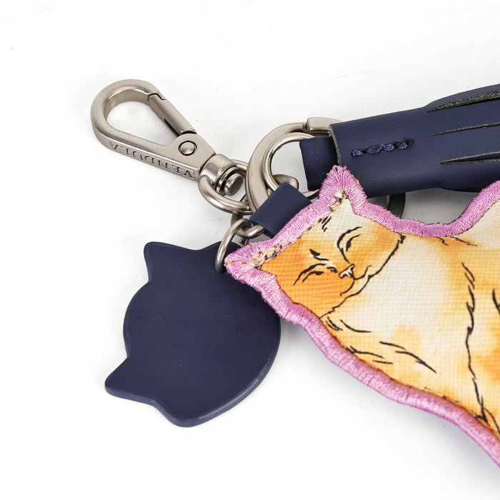 Cats in the City - Orange Cat - Key Charm 