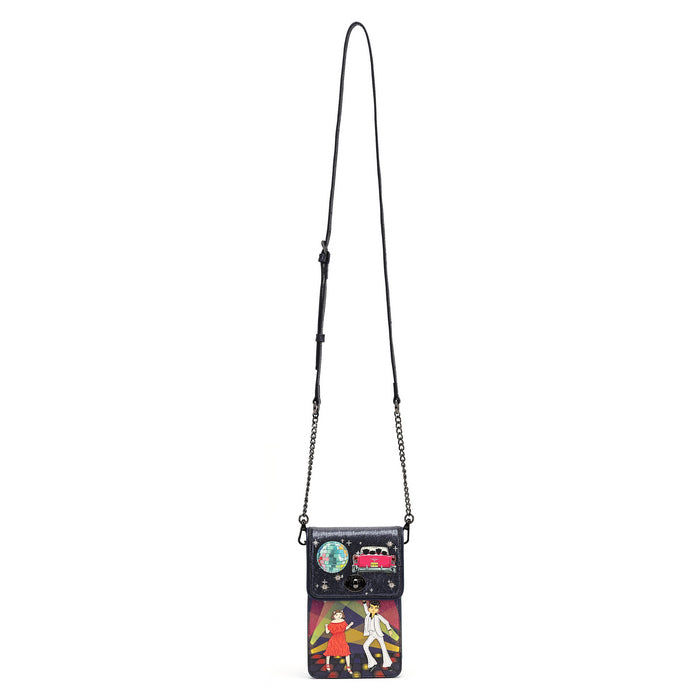 Product label with text and QR code on a white background