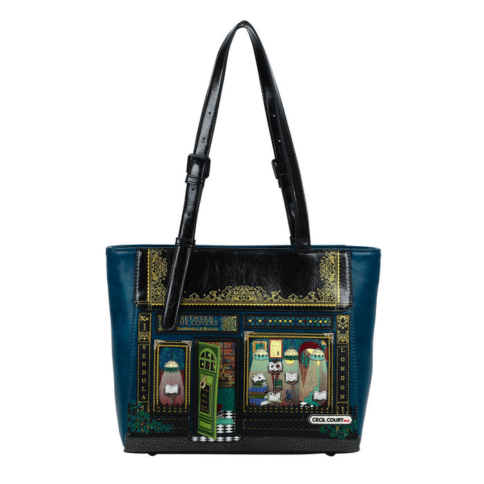 Handbag with artistic design on a white background