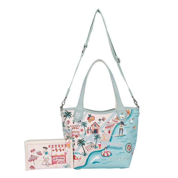 Vendula Sands Reversible Tote and Pouch