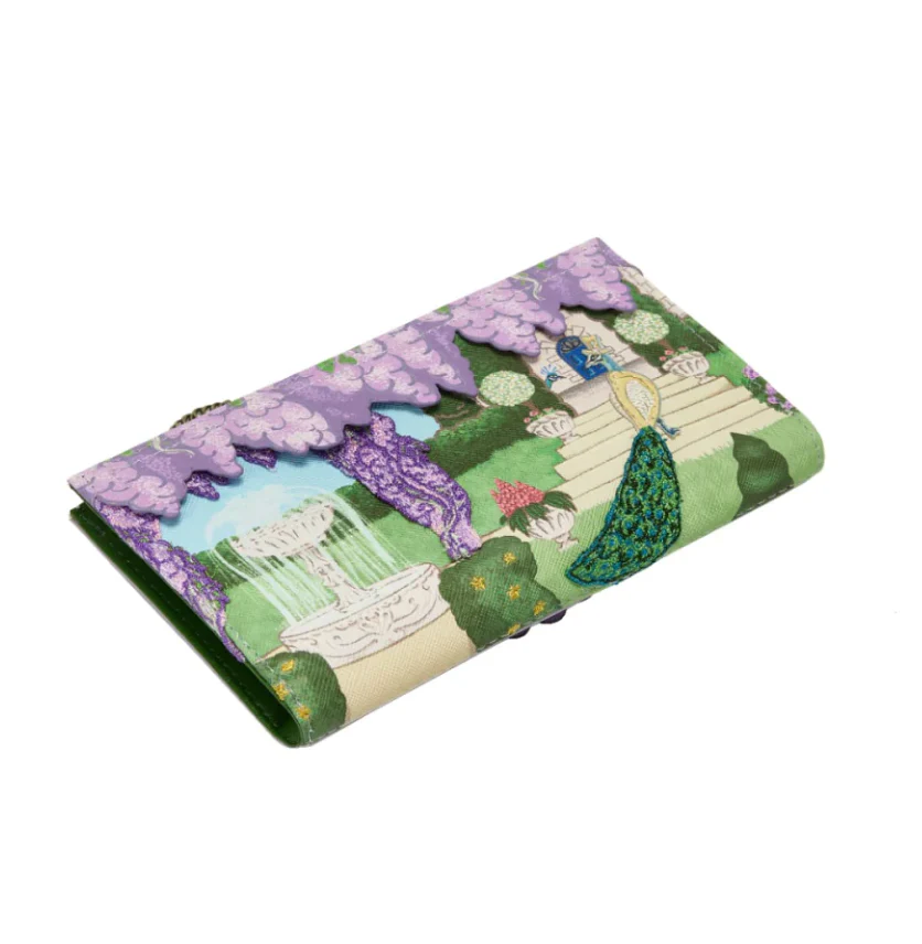 wallet with garden design