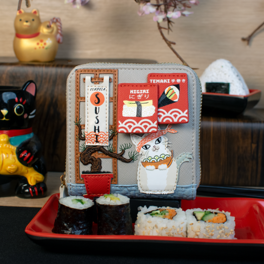 Vendula Sushi - Grey Edition Square Wallet | PREORDER