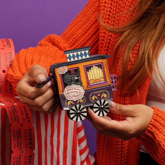 Skelecat's Travelling Ghost Circus Train Carriage Coin Purse @BVCM