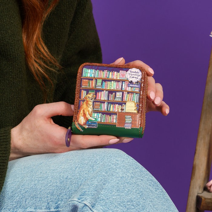 Travelling Library Bookshop - Square Wallet