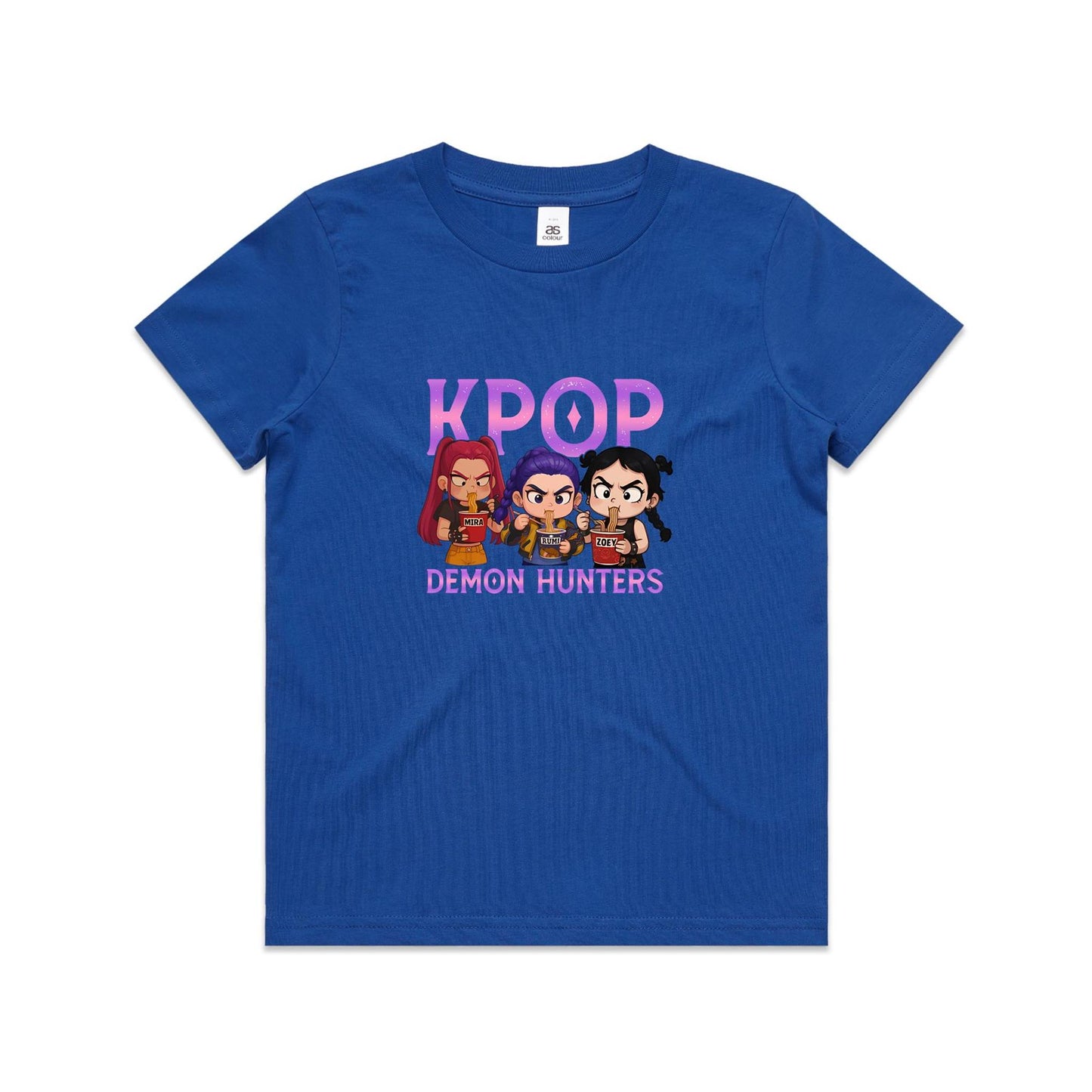 KPOP - HUNTRIX CHARACTURE - Youth Tee - 8 Colours - Online Ordering Only