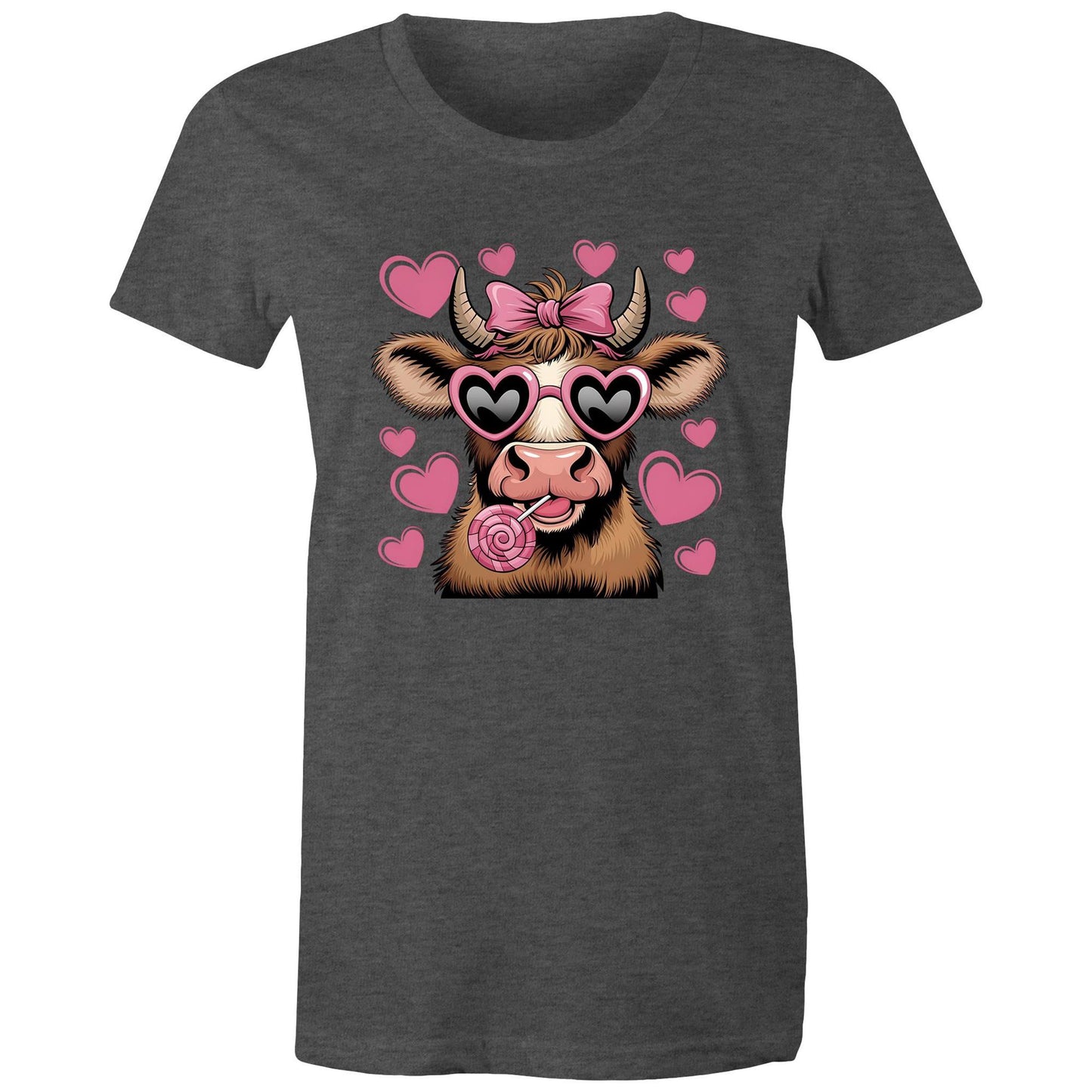 Highland Cow Love - AS Colour - Women's Maple Tee - 6 Colours