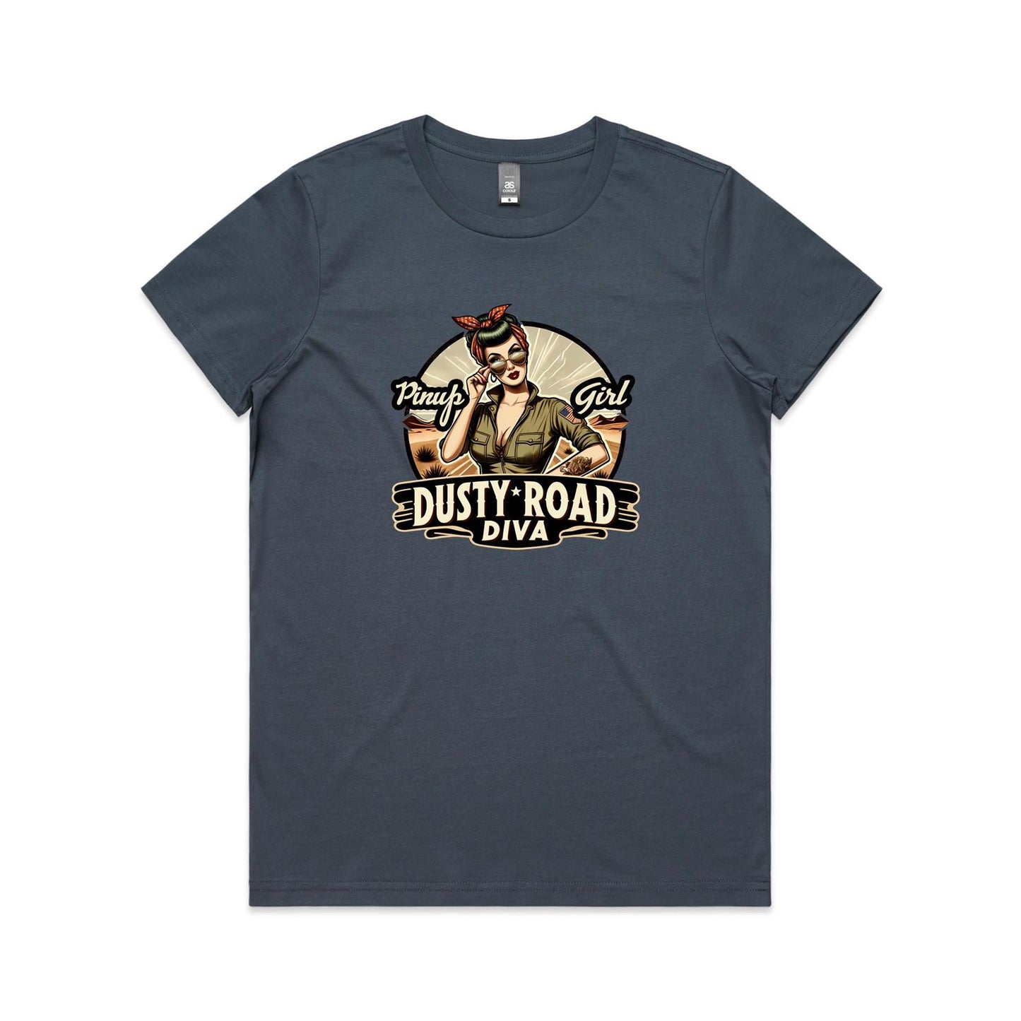 Dusty Road Diva - Womens Tee - 11 Colours | This is a Print on Demand Item