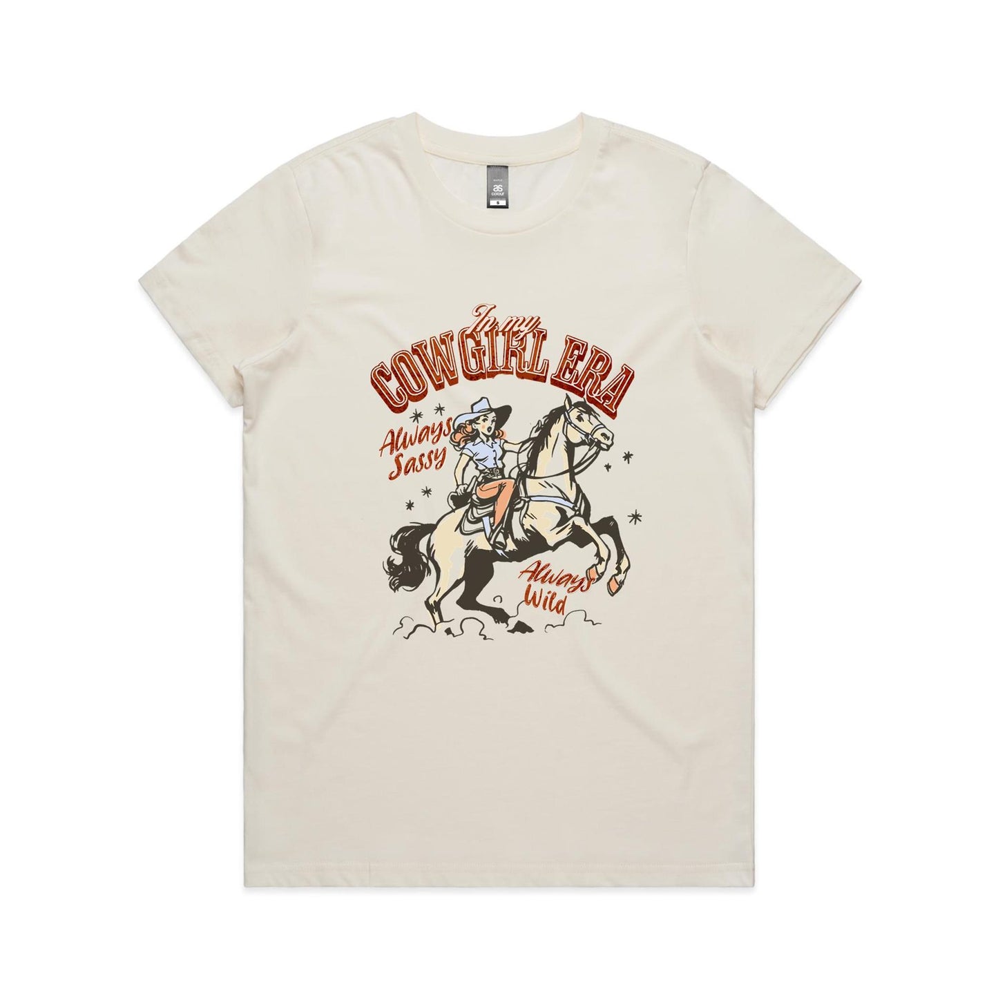 In My Cowgirl Era - Women's Tee - 12 Colors - This is a Print on Demand Item
