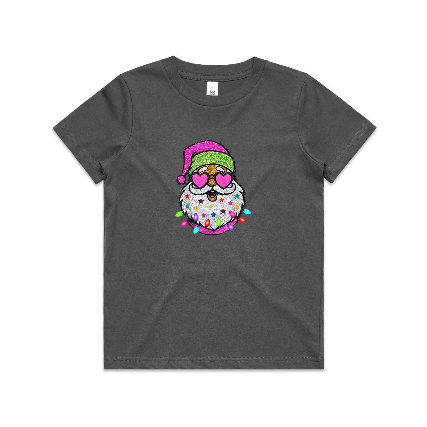 Sparkly Santa - Youth Tee | 6 Colours