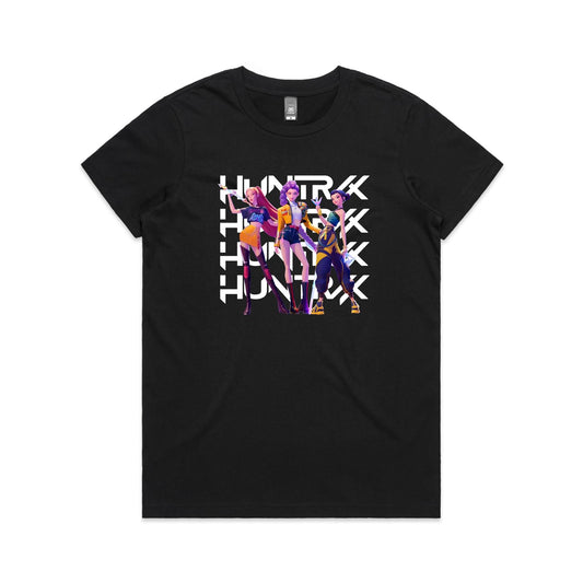 KPOP - DEMON HUNTRIX - Women's Tee - 11 Colours - Online Ordering Only