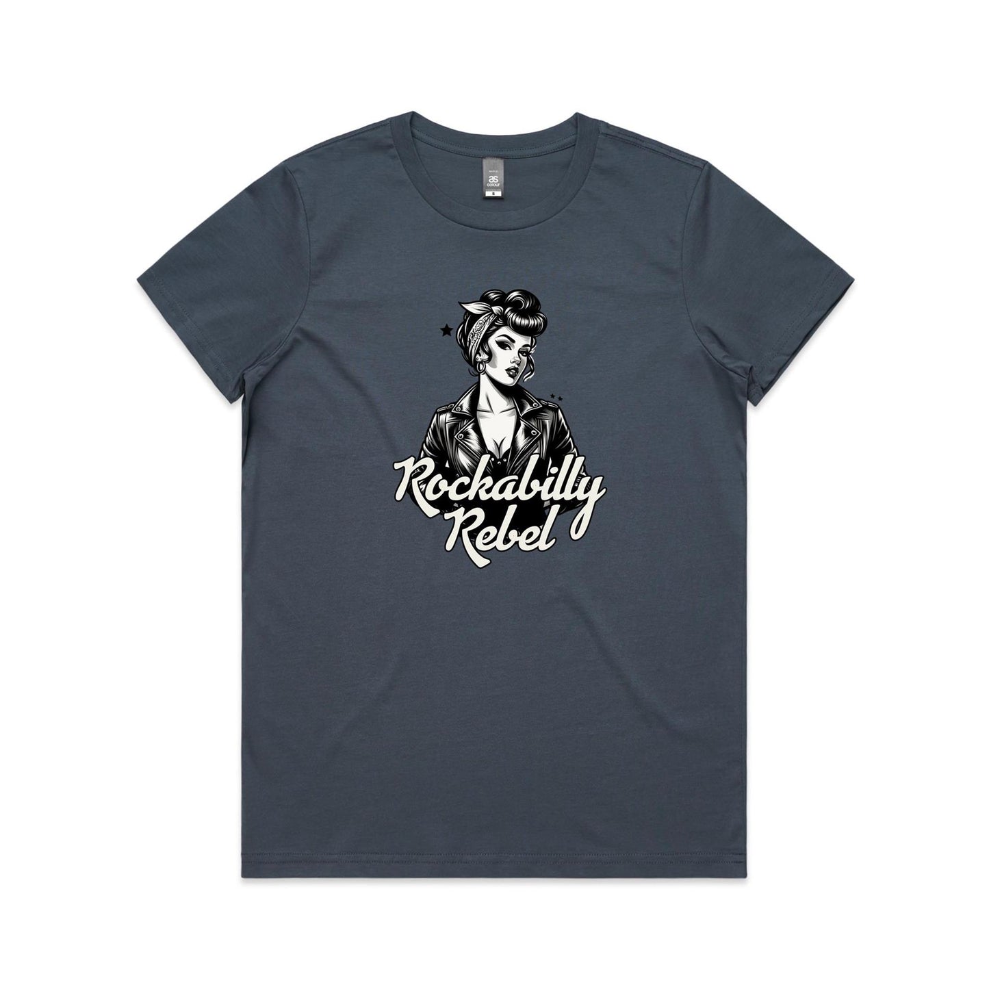 She's a Rebel - Womens Tee - 7 Colours | This is a Print on Demand Item