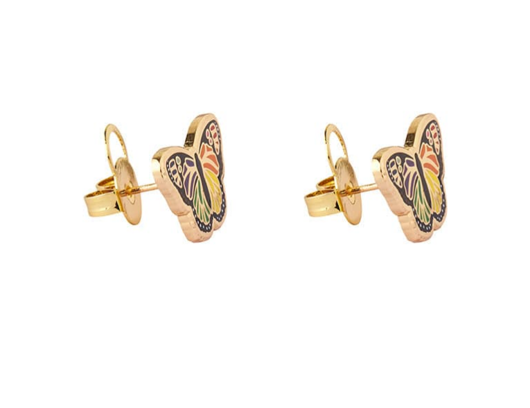 Erstwilder Earrings – Prince of Pride Butterfly Enamel Earrings