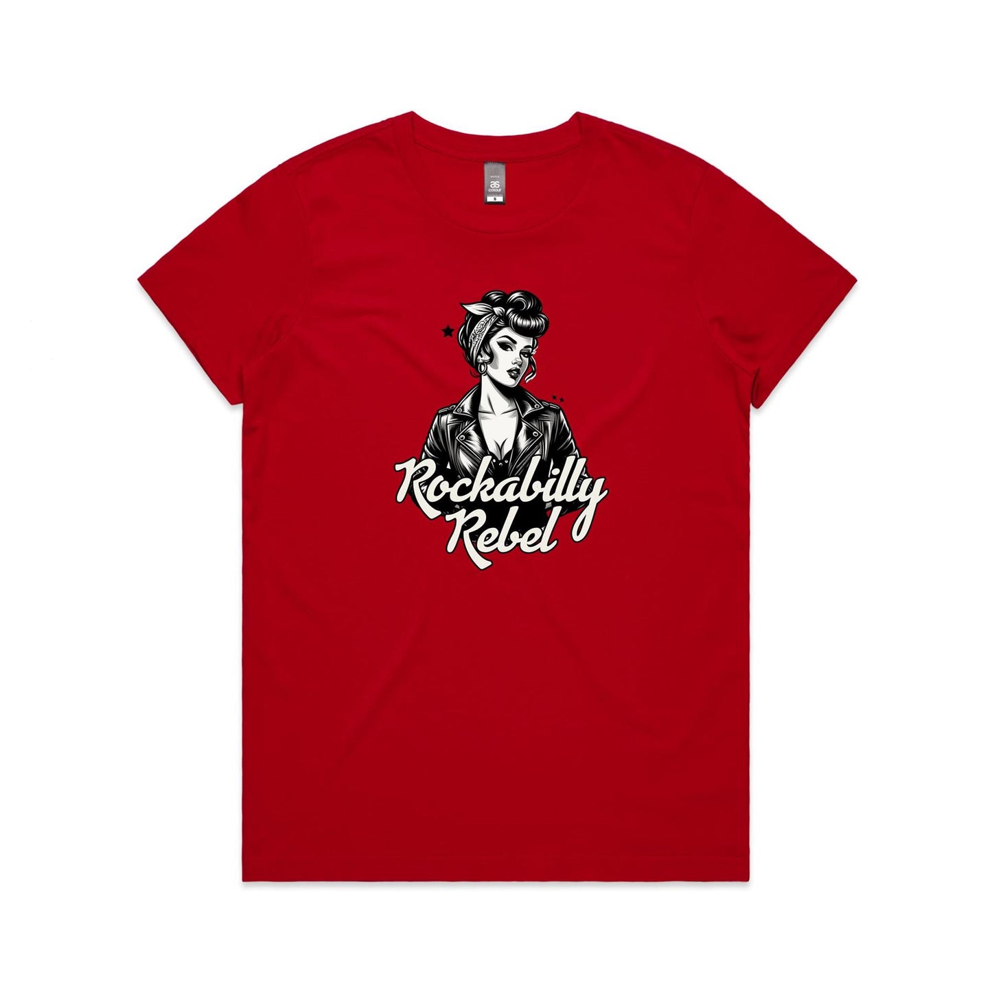 She's a Rebel - Womens Tee - 7 Colours | This is a Print on Demand Item