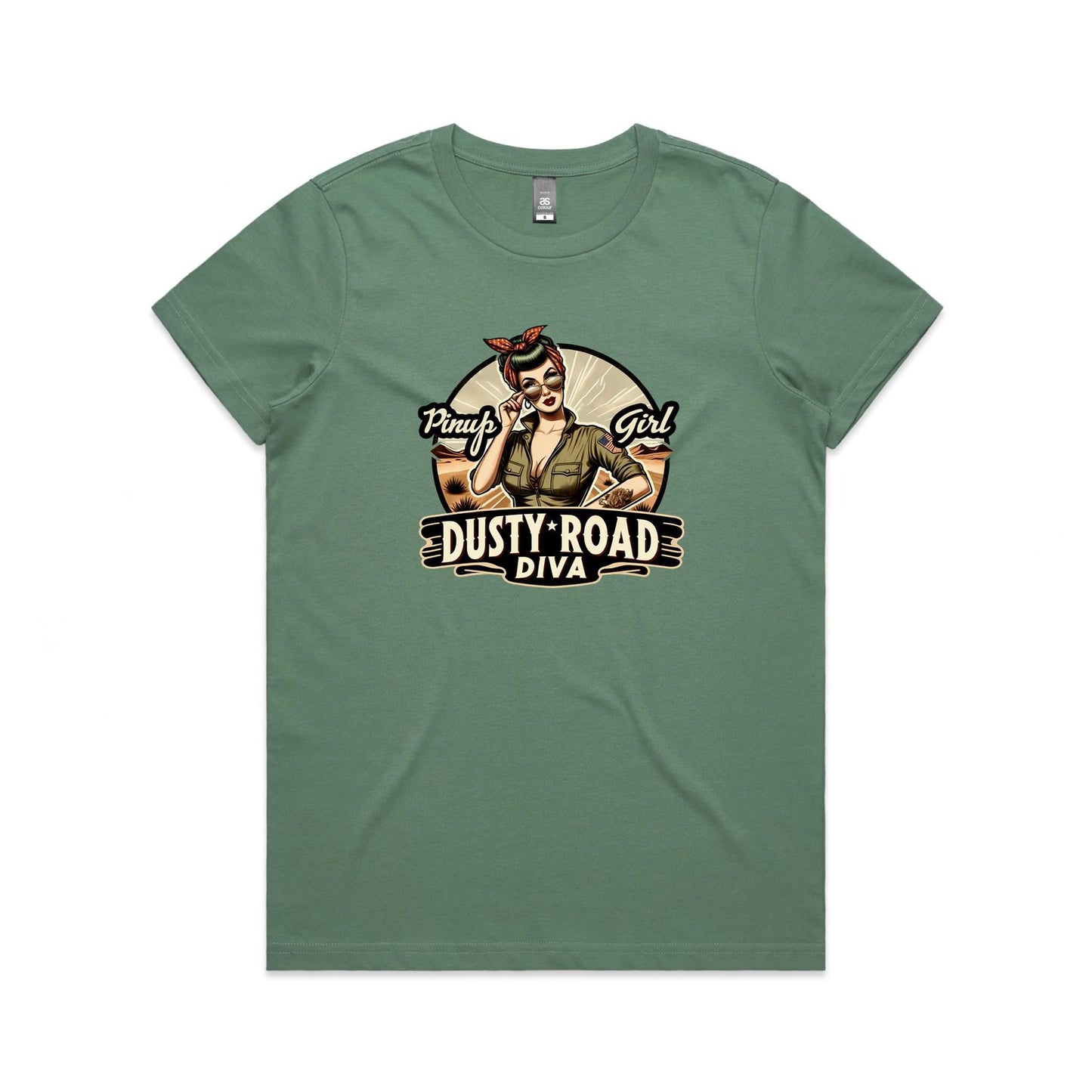 Dusty Road Diva - Womens Tee - 11 Colours | This is a Print on Demand Item